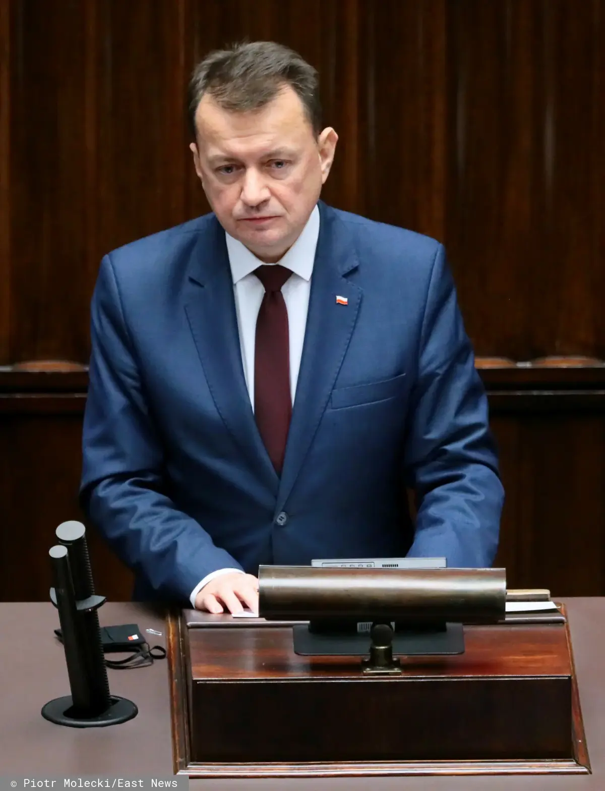 Mariusz Błaszczak na posiedzeniu Sejmu
