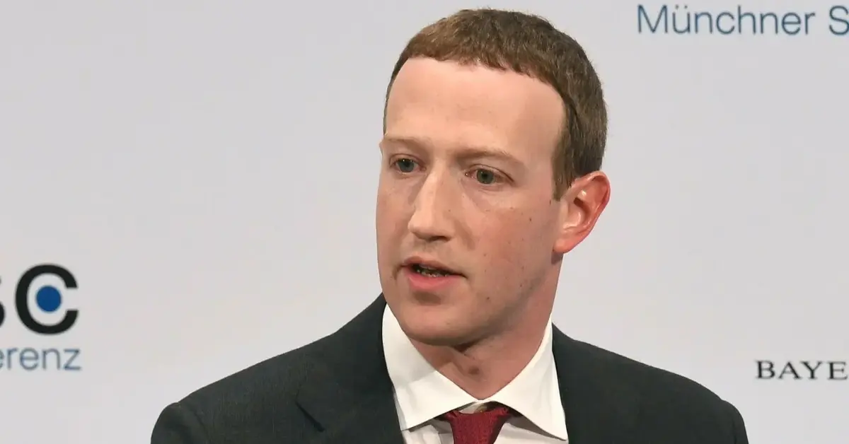 Mark Zuckerberg na konferencji prasowej
