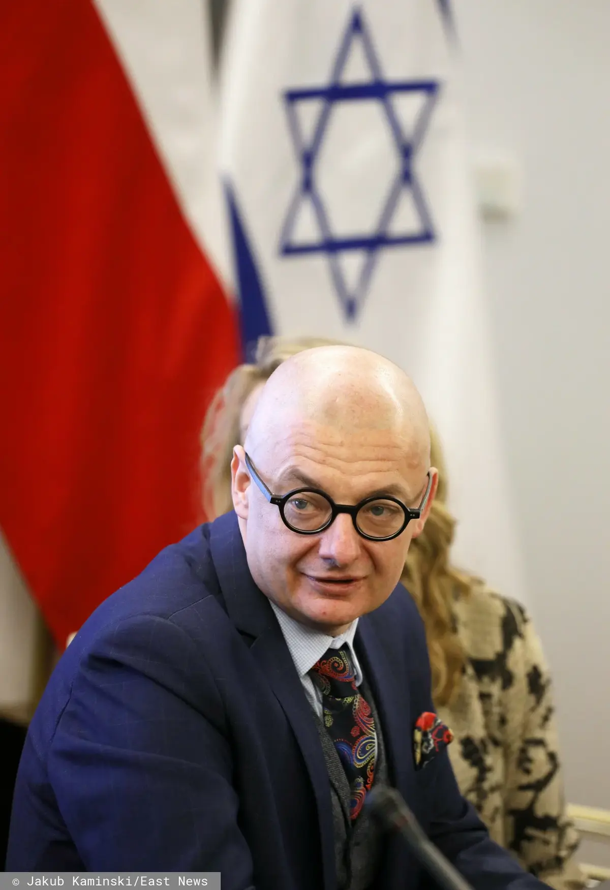 Michał Kamiński na spotkaniu Polsko-Izraelskiej Grupy Parlamentarnej
