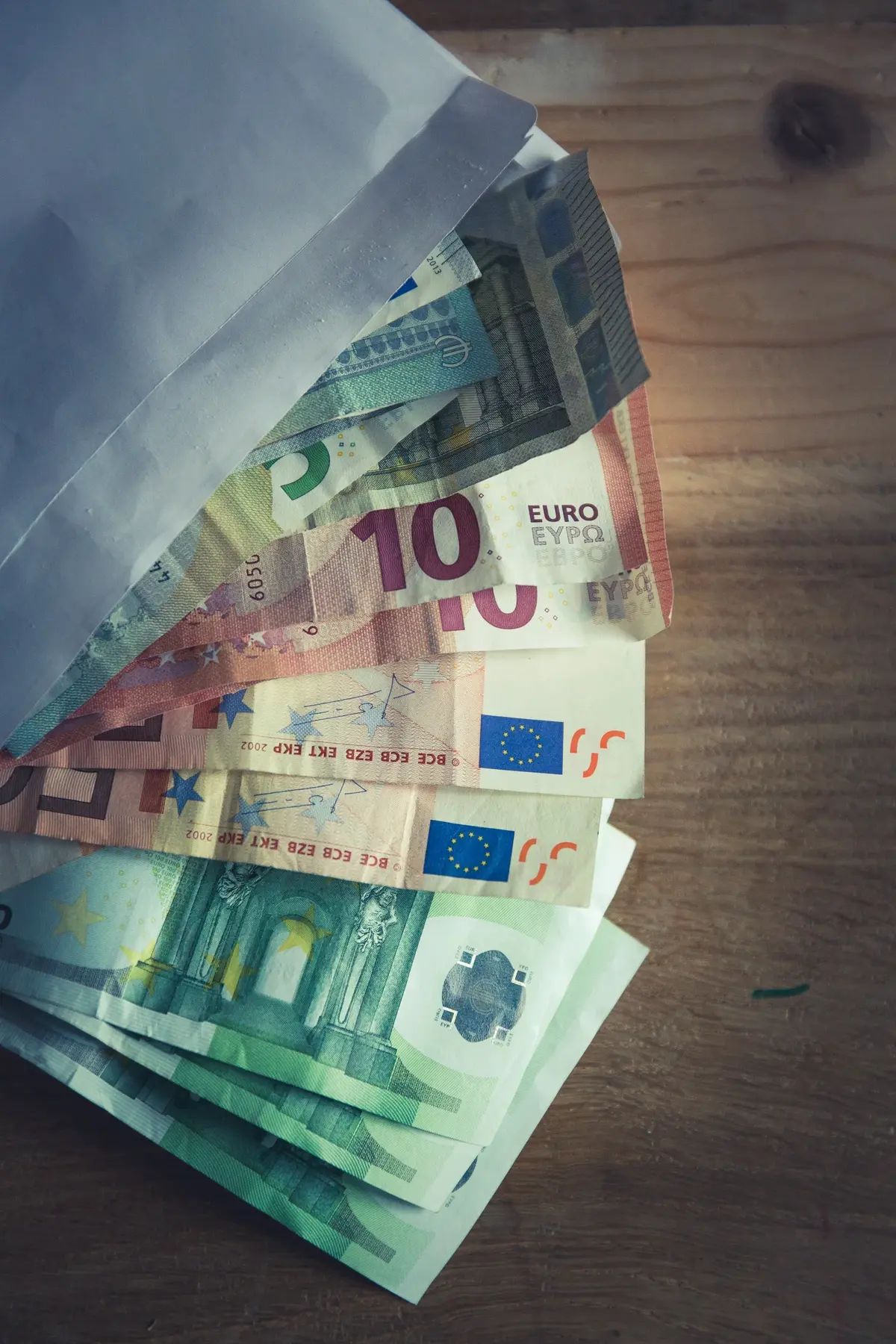 euro w kopercie