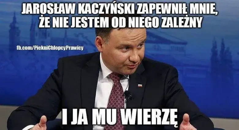 mem z Andrzejem Dudą