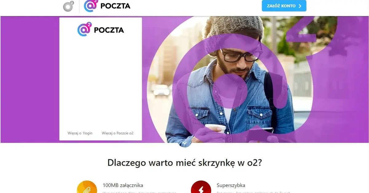 Strona internetowa o2.pl