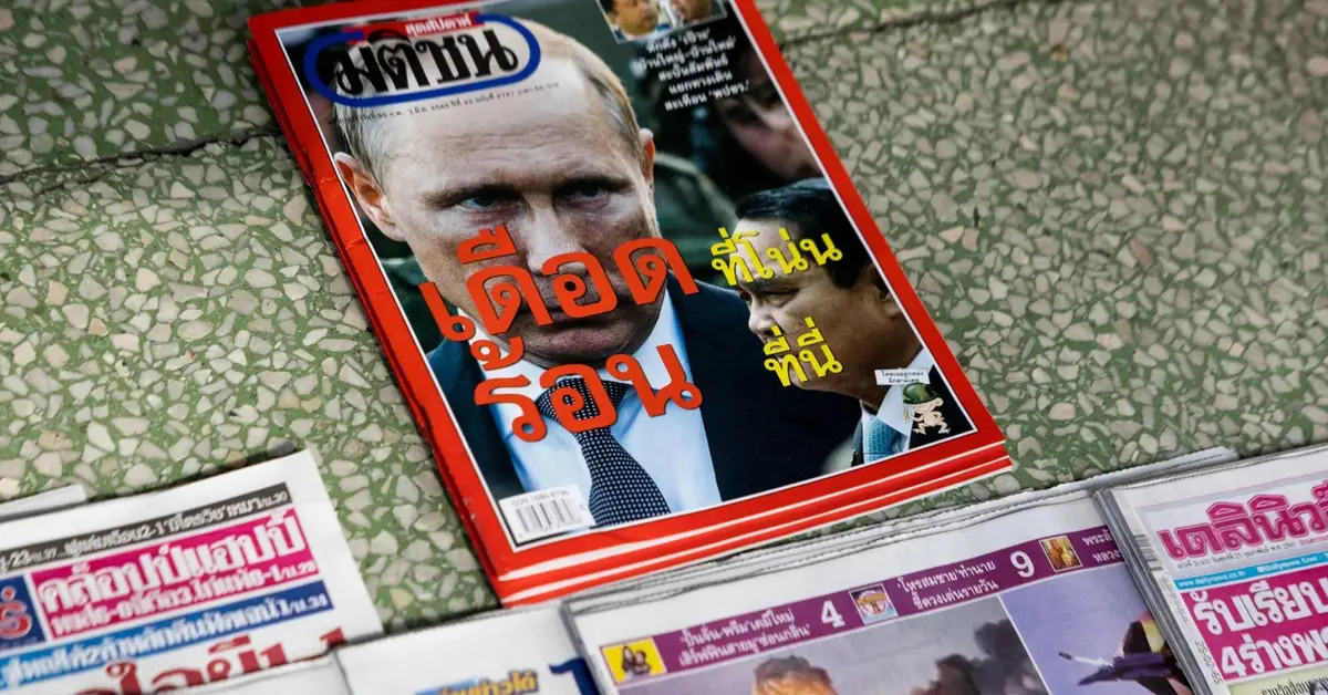 okładka tygodnika z Putinem