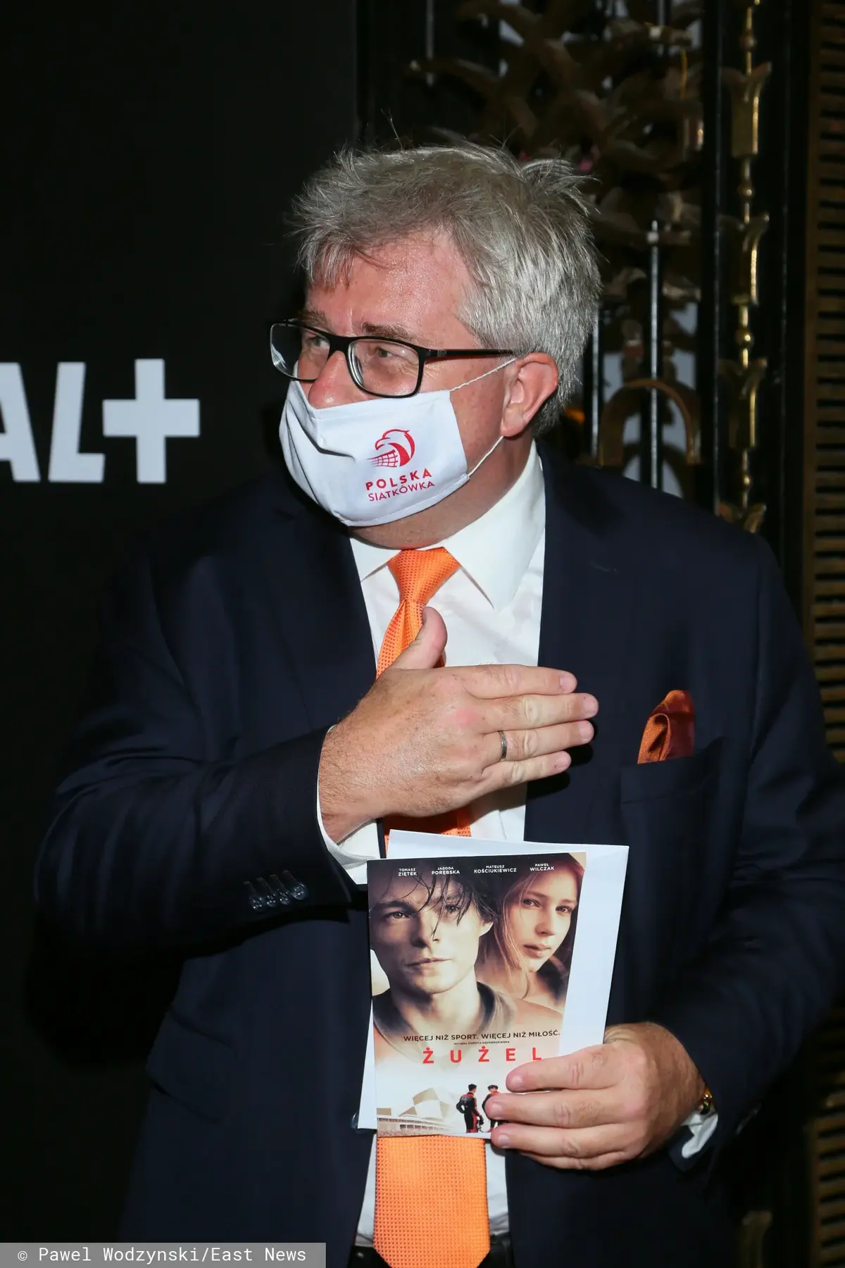 Ryszard Czarnecki na premierze filmu „Żużel”