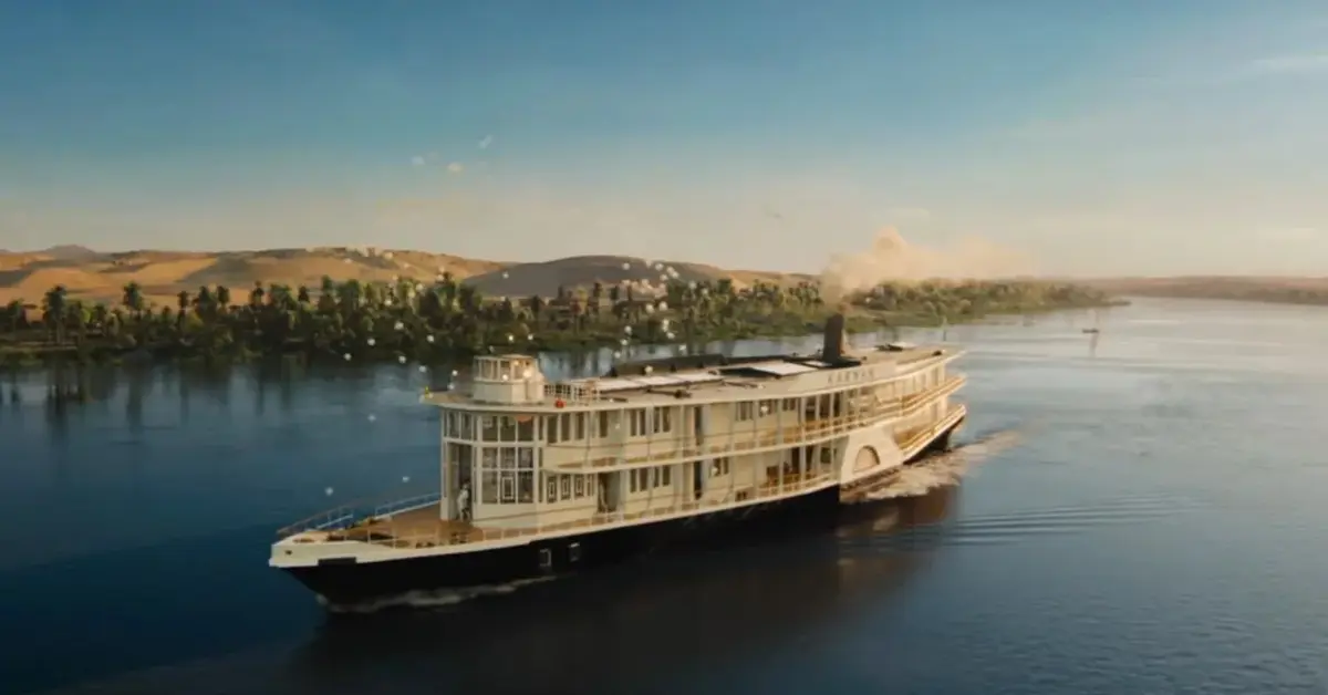Kadr z filmu "Śmierć na Nilu"
