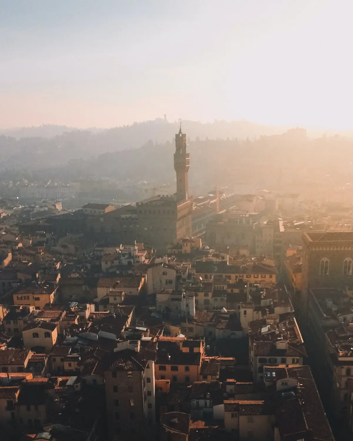 Smog nad włoskim miastem