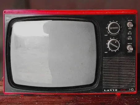 Staromodny telewizor