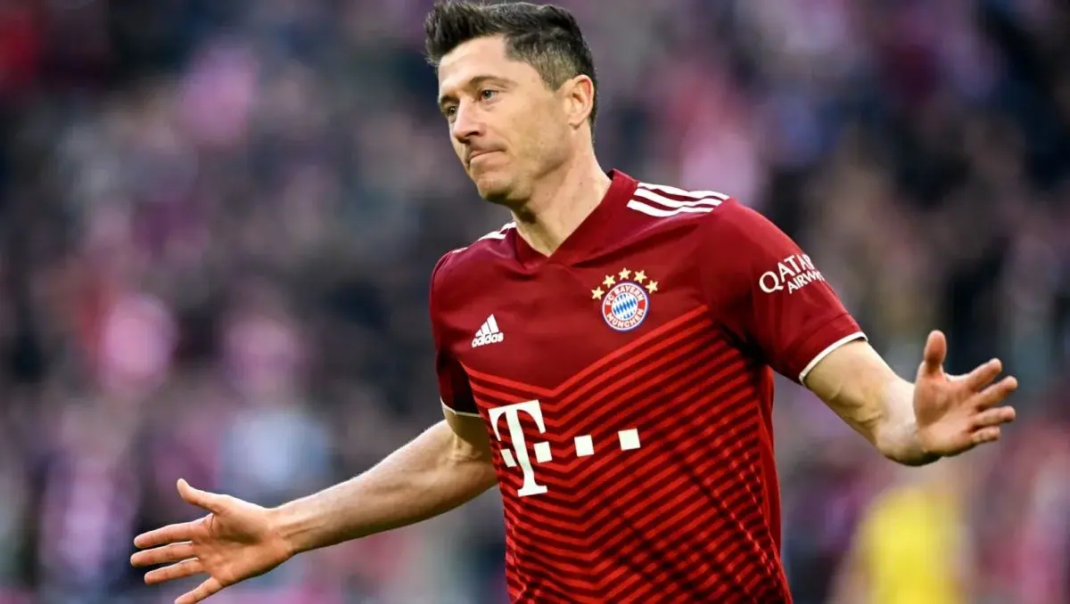 Lewandowski w koszulce Bayernu