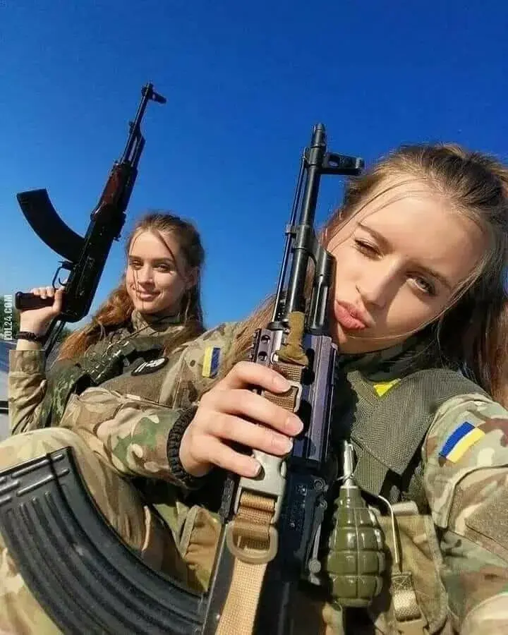 Młoda Ukrainka walczy o Ukrainę