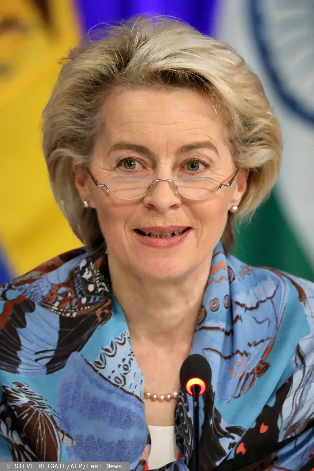 Ursula von der Leyen na spotkaniu Komisji Europejskiej