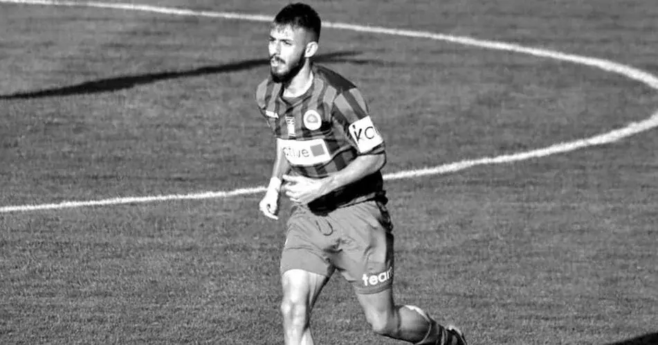 Alexandros Lampis w trakcie meczu