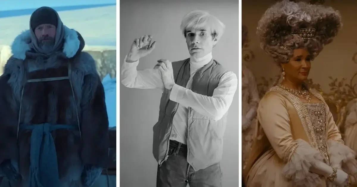 Kolaż: Nikolaj Coster-Waldau, Andy Warhol, Królowa Charlotta