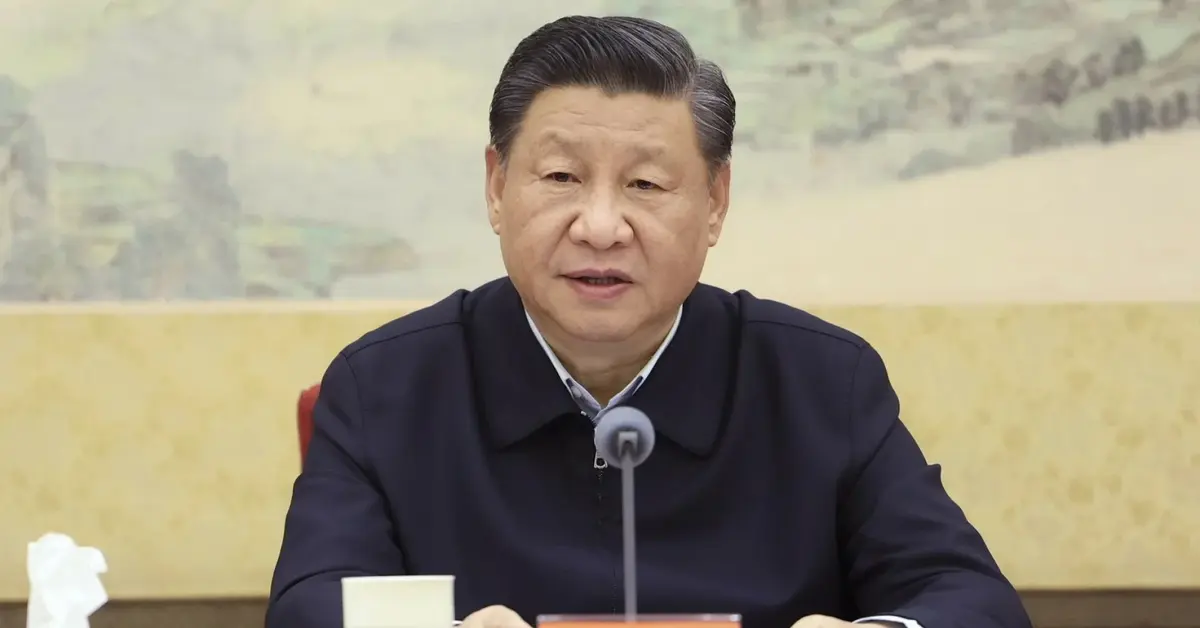 Xi Jinping na konferencji prasowej