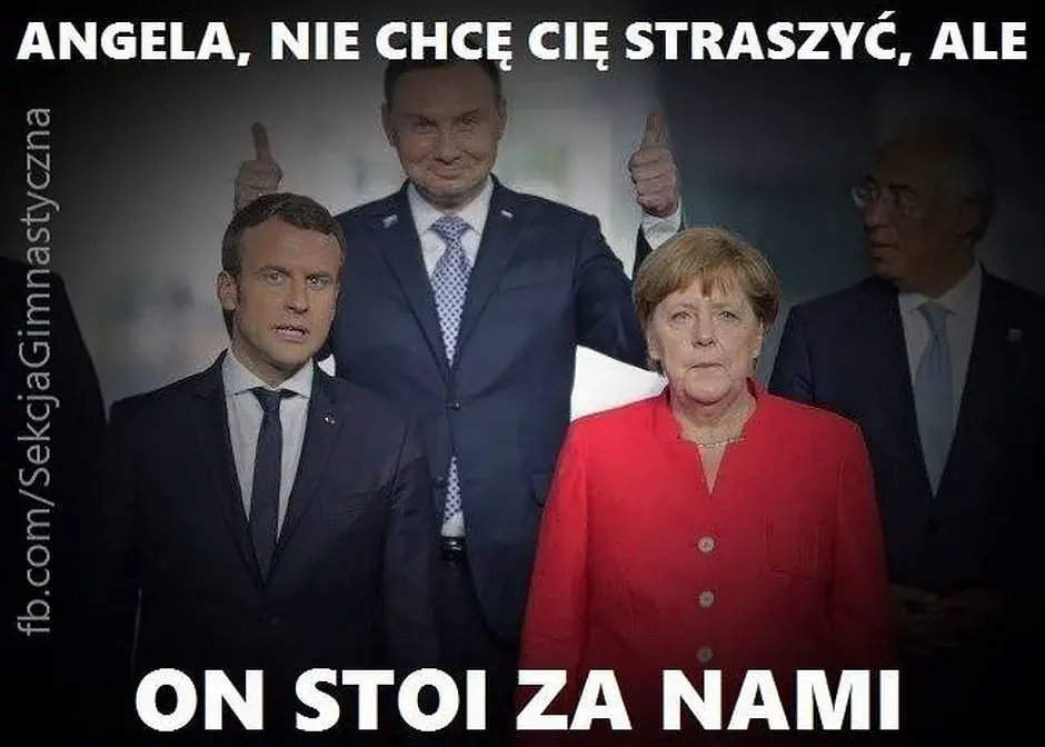 Mem z Andrzejem Dudą