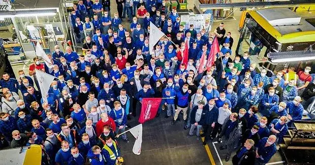 Strajkujący w Solarisie