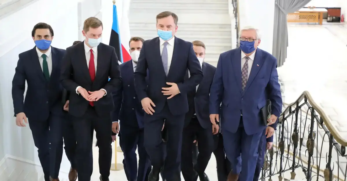 Konferencja prasowa Solidarnej Polski z udziałem ministra sprawiedliwości Zbigniewa Ziobry